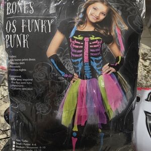 Punk Bones Kids Halloween Costume - Multicolor